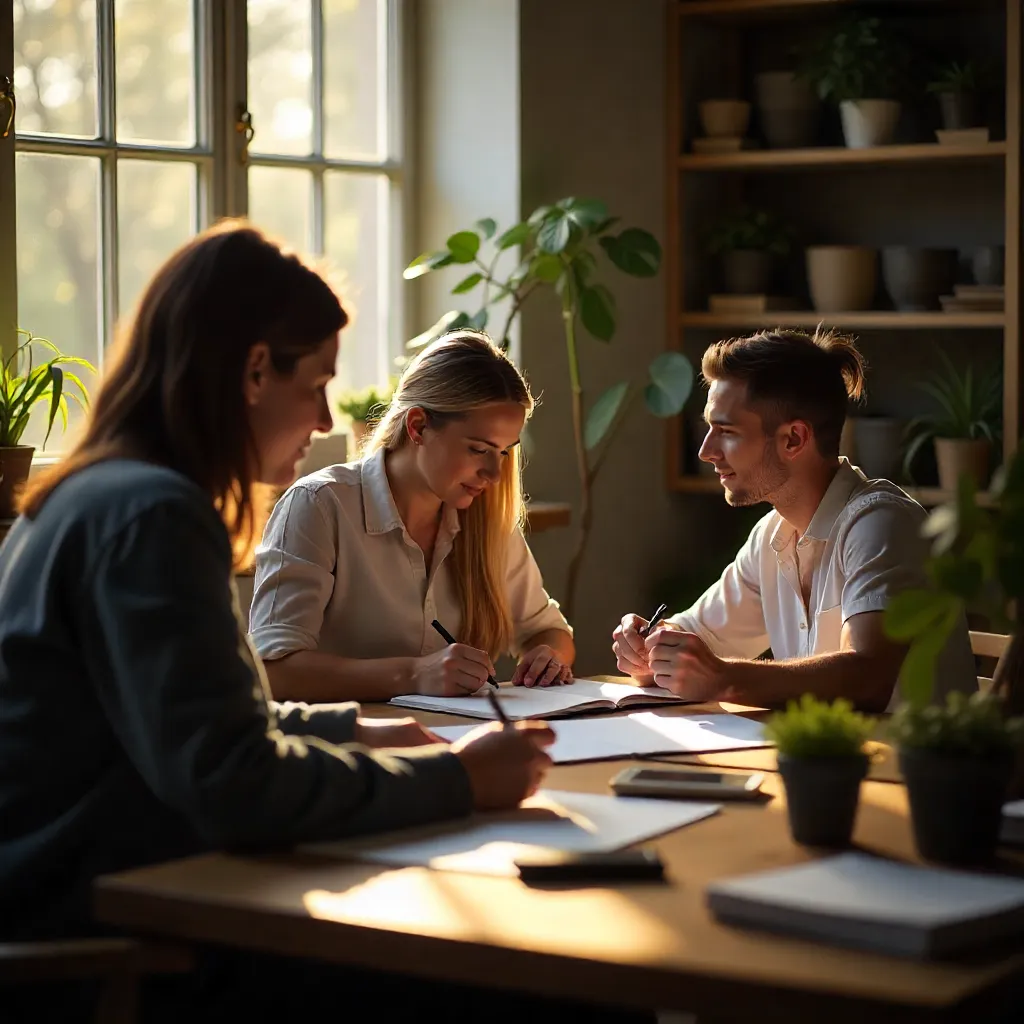 Proyecto de diseño gráfico con anotaciones