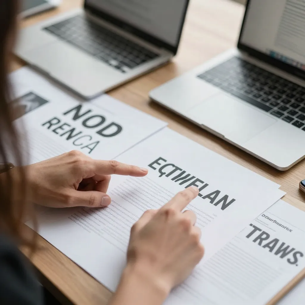 Diseño tipográfico refinado