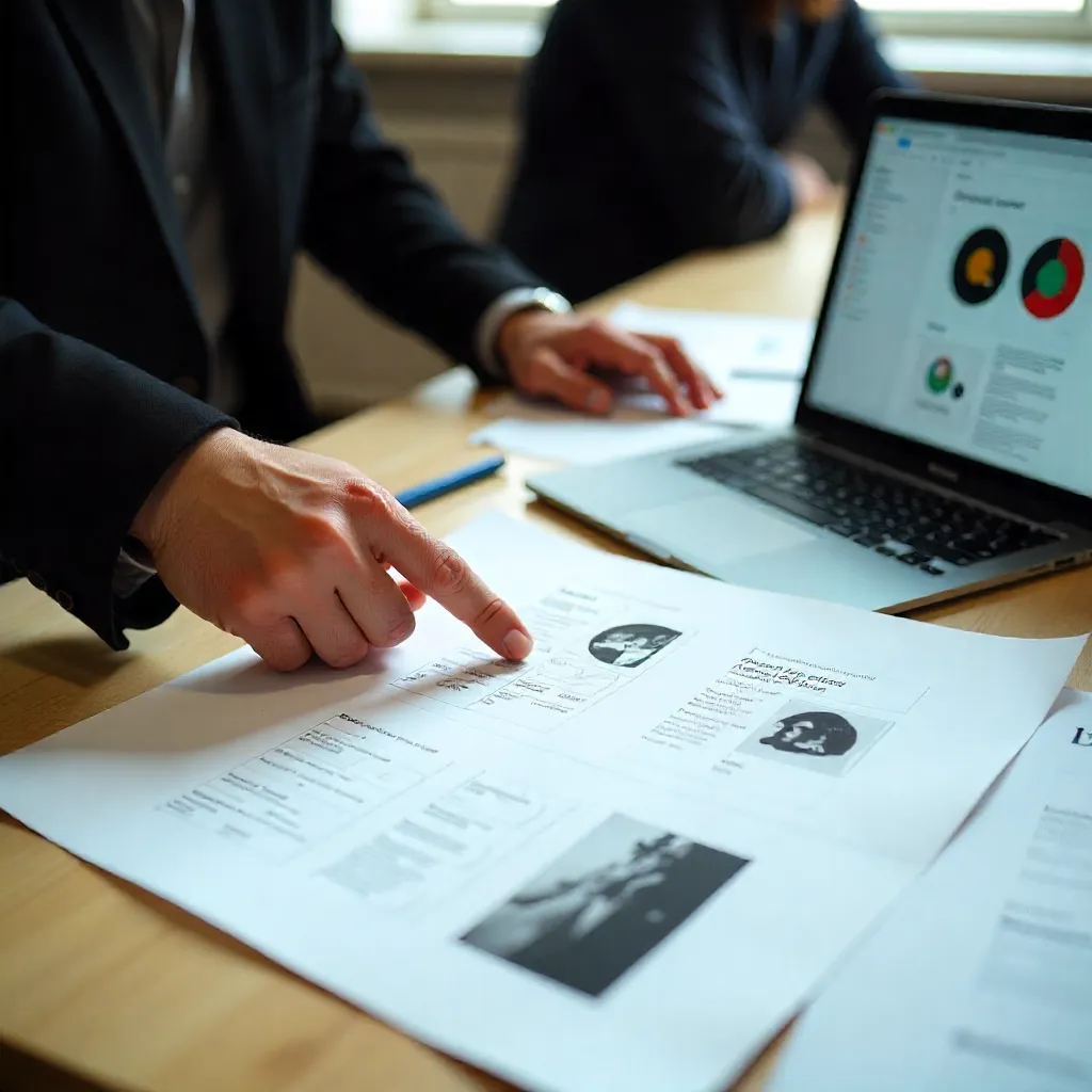 Layout mejorado con marcadores